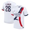 Maglia ufficiale Paris Saint Germain Carlos Soler 28 Trasferta 2024-25 per Uomo